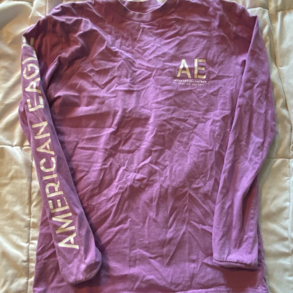 4 America Eagle Long Sleeve Tops